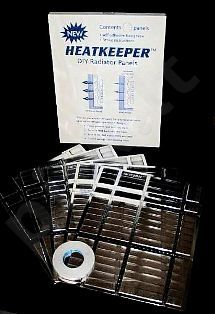 Šilumos energiją taupantys radiatorių skydai HEATKEEPER (20vnt)