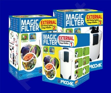 PRODAC Magic išoriniai filtras 3 2000l/h;500-800 lts su UV lempa