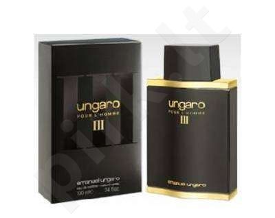 Emanuel Ungaro Ungaro Pour L`Homme III, tualetinis vanduo (EDT) vyrams, 100 ml (Testeris)