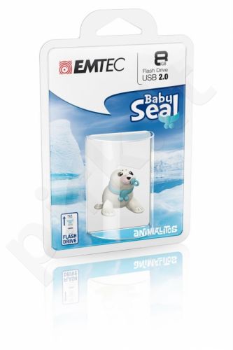 Atmintukas Emtec Animalitos Marine Ruoniukas 8GB, Švelni medžiaga