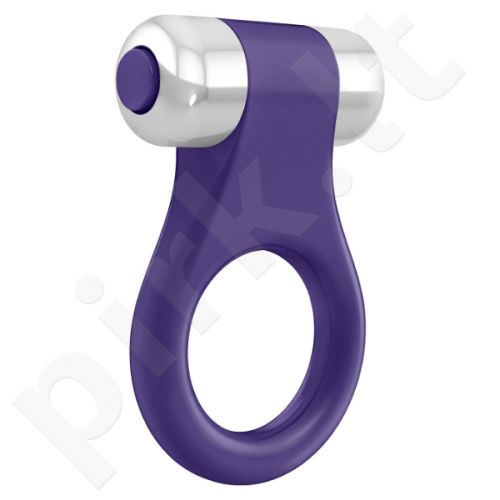 Vibruojantis penio žiedas OVO B1 - Purpurinis