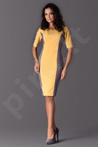 Suknelė M130 geltono atspalvio (M)