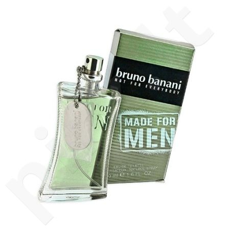 Bruno Banani Made for Men, tualetinis vanduo (EDT) vyrams, 50 ml