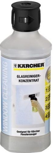 Langų valytuvas Karcher WV 2 Plus + Stiklų valiklio koncentratas Karcher RM 500 0,5l