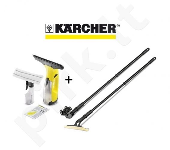 Langų valytuvas Karcher WV 2 Plus + Prailginimo kotas