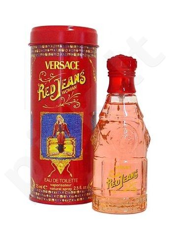 Versace Jeans Red, tualetinis vanduo (EDT) moterims, 75 ml