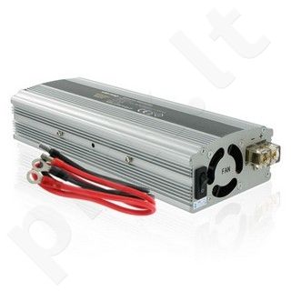 Whitenergy Inverteris AC/DC 12V (automobilis) 230V, 800W USB jungtis