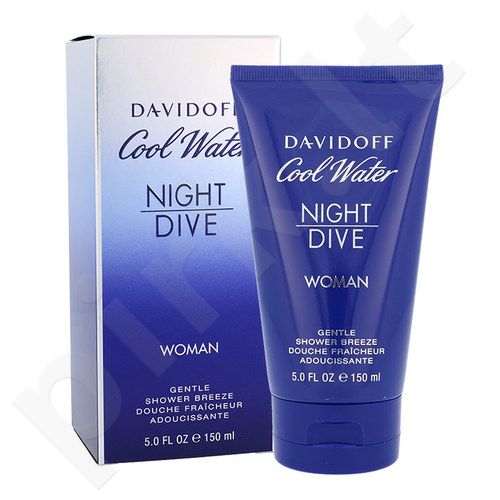 Davidoff Cool Water Night Dive, dušo želė moterims, 150ml