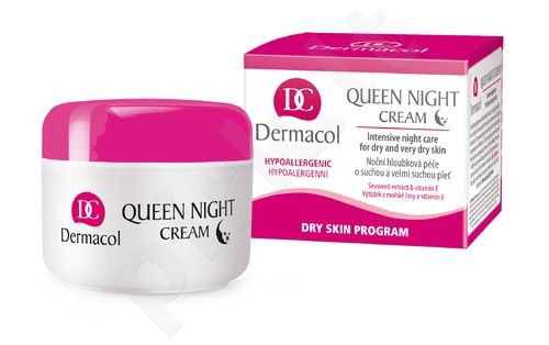 Dermacol Queen, Night Skin kremas moterims, 50ml