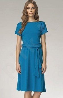 Suknelė S13 mėlyno atspalvio (XXL)