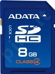 Atminties kortelė Adata SDHC 8GB CL4