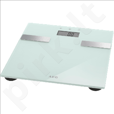 AEG Bathroom scales PW 5644 FA  Maximum weight (capacity) 180 kg, Accuracy 100 g, Memory function, 10 user(s), White