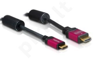 Delock kabelis HDMI/HDMI MINI 5M paauksuoti galai, blisteris