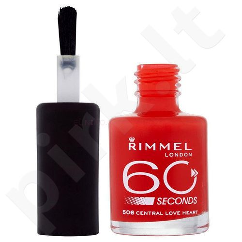 Rimmel London 60 Seconds nagų lakas, kosmetika moterims, 8ml, (270 Shocker)