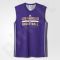 Marškinėliai krepšiniui dvipusiai  Adidas LA Lakers M AA7947
