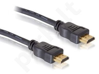 Delock kabelis HDMI/HDMI V1.4, 3D TV paauksuoti galai 5m