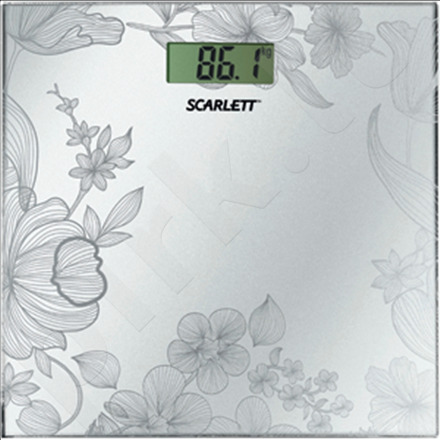 Scarlett Bathroom scale SC-215 Maximum weight (capacity) 180 kg, Accuracy 100 g, Multiple user(s), Silver
