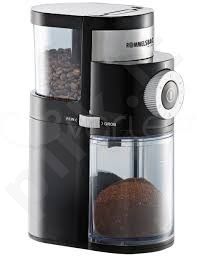 Rommelsbacher EKM 200 Coffee Mill with disc grinder, 250g bean container, 110W, Black