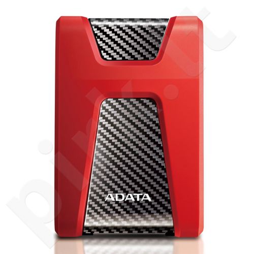 Išorinis diskas Adata Durable HD650 2TB USB3.1 Raudonas
