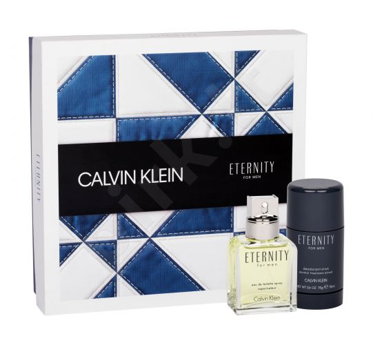 Calvin Klein Eternity, rinkinys tualetinis vanduo vyrams, (EDT 50 ml + pieštukinis dezodorantas 75 ml)