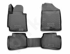 Guminiai kilimėliai 3D HYUNDAI Elantra 2014-2016, 4 pcs. /L27003G /gray