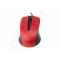 Gembird Optical mouse 1200 DPI, USB, black-red