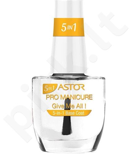 ASTOR Pro Manicure, nagų lakas moterims, 12ml, (001 Give Me All)