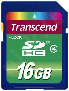 Atminties kortelė Transcend SDHC 16GB CL4