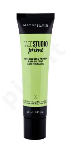 Maybelline FaceStudio, Anti-Redness, makiažo pagrindo bazė moterims, 30ml, (30)