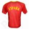 Marškinėliai futbolui Reda Hiszpania raudona