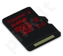 Kingston microSDXC 64GB UHS-I U3 (read/write;90/80MB/s)