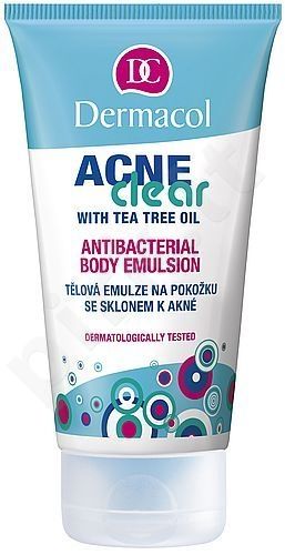 Dermacol AcneClear Antibacterial Body emulsija, kosmetika moterims, 150ml