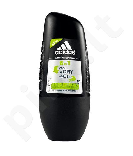 Adidas 6in1, Cool & Dry 48h, antiperspirantas vyrams, 50ml