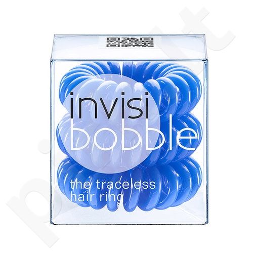 Invisibobble The Traceless Hair Ring, plaukų Ring moterims, 3pc, (Blue)