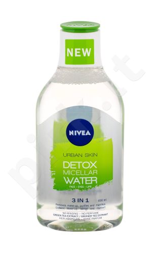 Nivea Essentials, Urban Skin Detox, micelinis vanduo moterims, 400ml