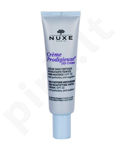 NUXE Creme Prodigieuse, DD Tinted Cream SPF30, makiažo pagrindas moterims, 30ml, (Light)
