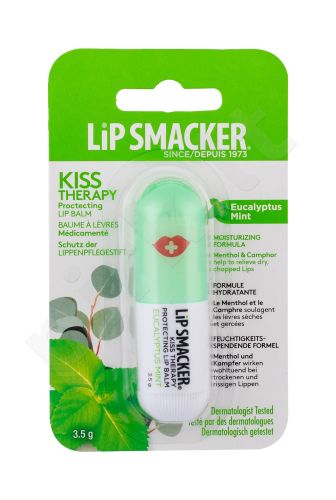 Lip Smacker Kiss Therapy, Protecting, lūpų balzamas moterims, 3,5g, (Eucalyptus Mint)