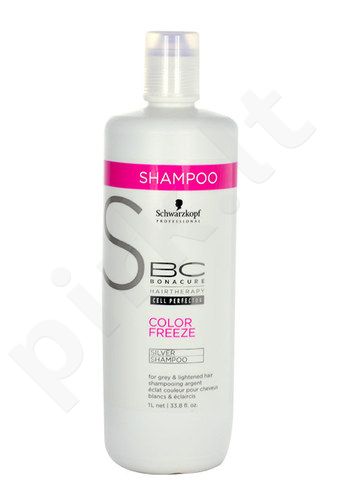 Schwarzkopf BC Bonacure Color Freeze, Silver Shampoo, šampūnas moterims, 1000ml