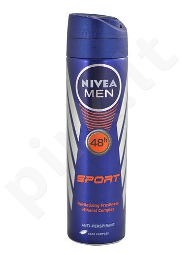 Nivea Men Sport, 48H, antiperspirantas vyrams, 150ml