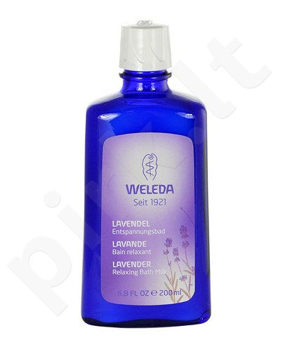 Weleda Lavender, Relaxing Bath Milk, vonios aliejus moterims, 200ml