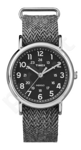 Laikrodis TIMEX WEEKENDER TW2P72000 - STAINLESS STEEL - TEXTIL - MINERAL GLASS - INDIGLO - - 30 METERS TW2P72000