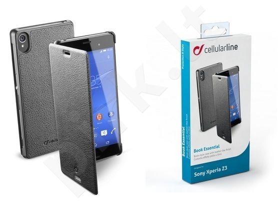 Sony Xperia Z3 dėklas BOOK ESSEN Cellular juodas