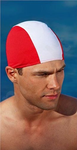 Kepuraitė plaukimui Mens Cap PE 3241 04 red/white