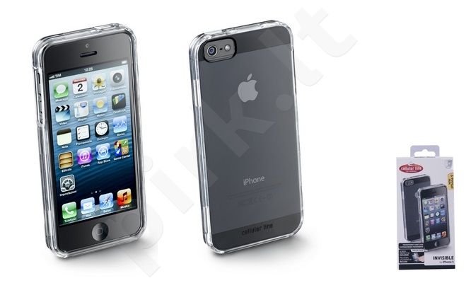 Apple iPhone 5 dėklas INVISIBLE Cellular permatomas