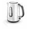 Camry Standard kettle, Stainless steel, White, 2000 W, 360° rotational base, 1.7 L