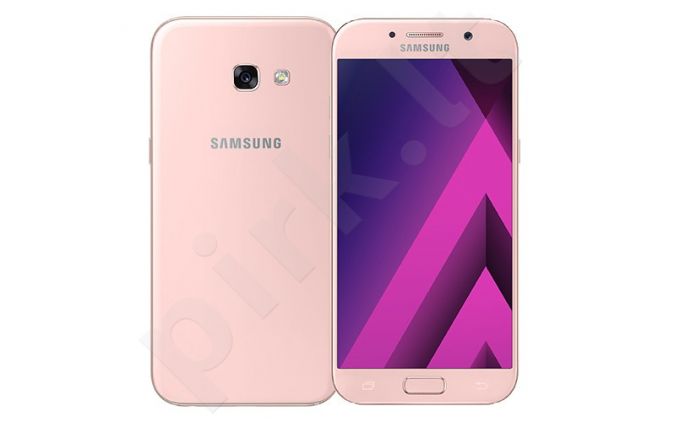 Telefonas Samsung Galaxy A5(2017) SS LTE 32GB A520FZI rožinis/persikinis