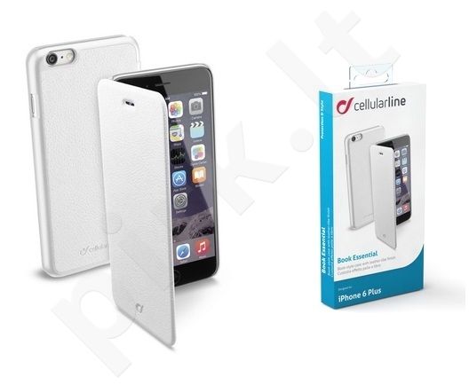Apple iPhone 6/6S  Plus dėklas BOOK ESSEN Cellular baltas