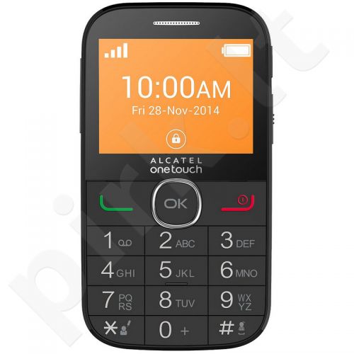 Telefonas Alcatel Onetouch 2004G  2AALPB1 juodas