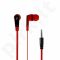 ART earbuds headphones with microphone S2D red smartphone/MP3/tablet