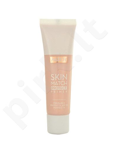 ASTOR Skin Match Protect, SPF25, makiažo pagrindo bazė moterims, 30ml